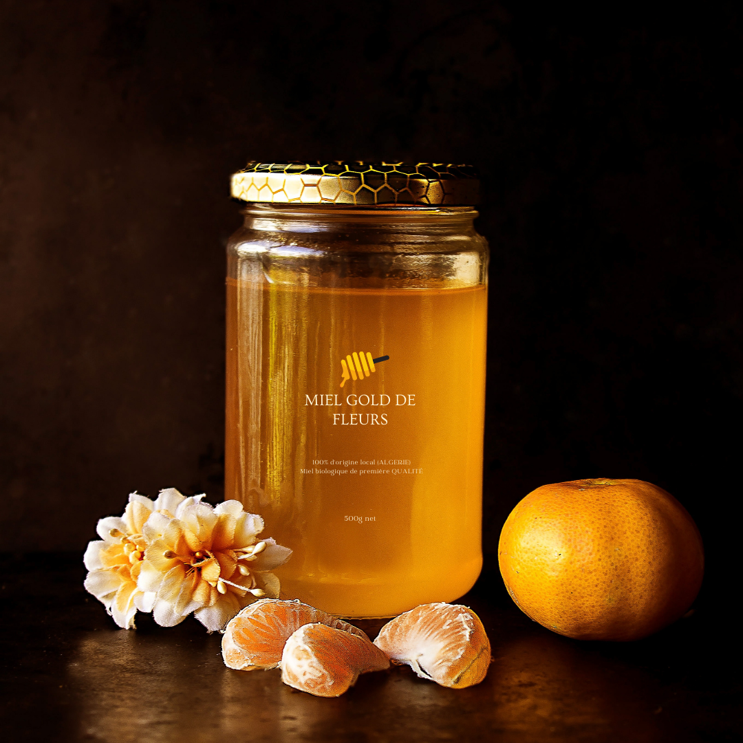 Miel de Fleurs Bio d’Algérie – Pureté et Authenticité 🍯